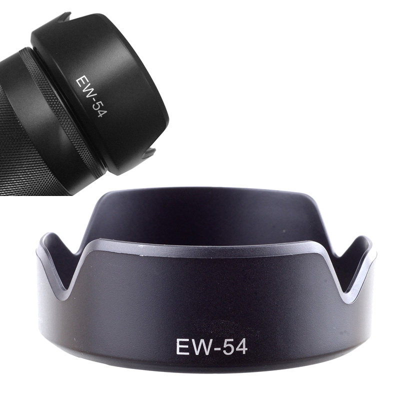 佳能适用ew54卡口遮光eosm2m3微单efm1855mm遮光罩