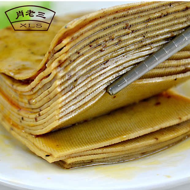 四川特产豆干遂宁肖老三豆腐干鲜袋麻辣五香千层豆腐皮10袋可包邮