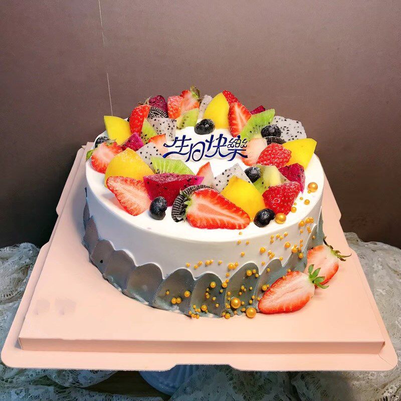 水果创意老婆生日蛋糕全国同城配送温州州市鹿城生日