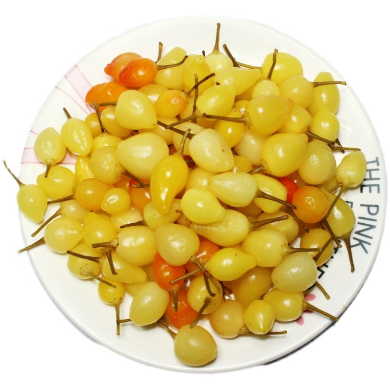 广西七彩椒泡特产珍珠五彩椒醋五色椒圆香脆腌制