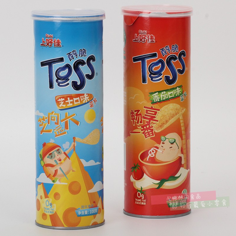 上好佳醇脆toss番茄芝士蜂蜜黄油甜辣薯片膨化膨化食品