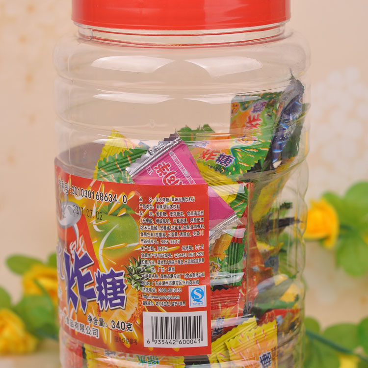 340g150粒广仔深水炸糖泡腾片儿时经典回忆糖果传统糖果