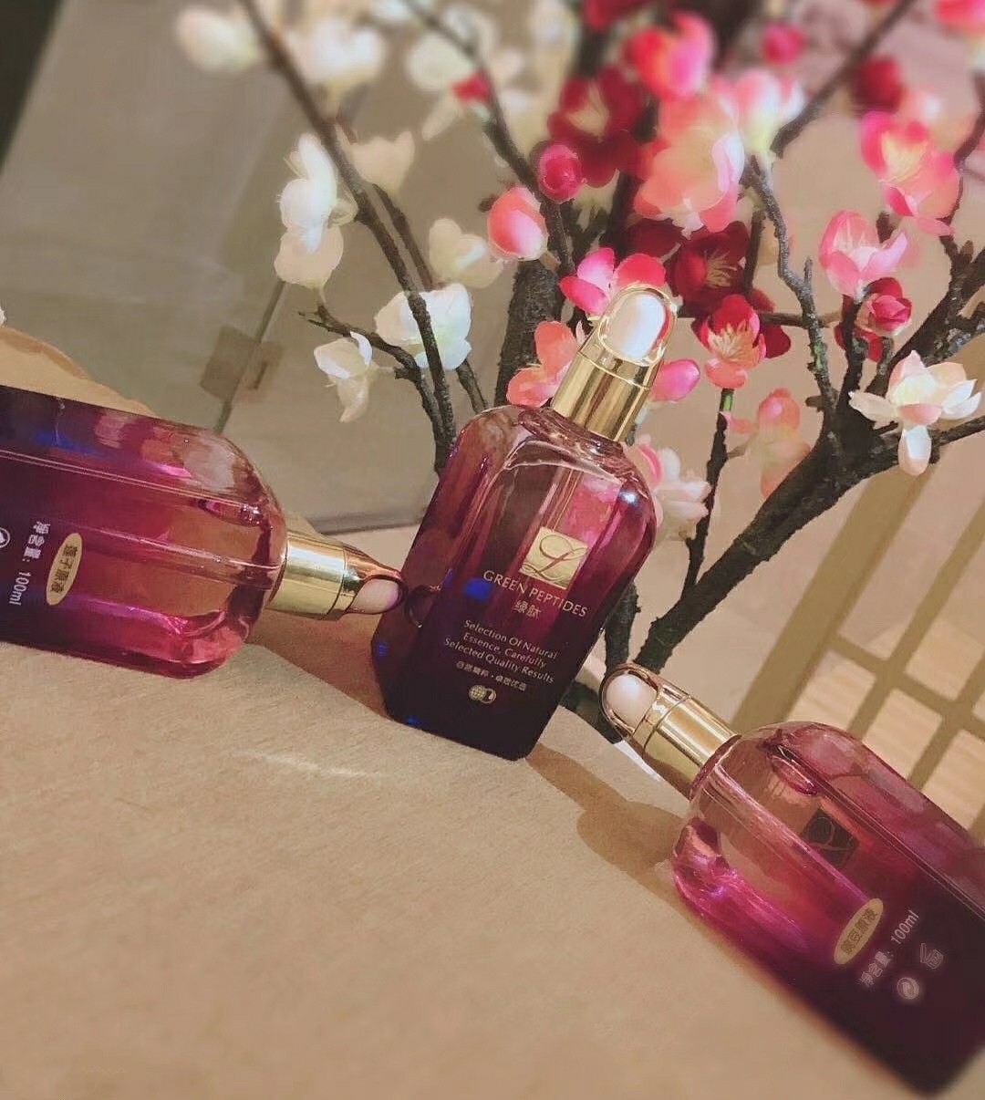 原液国际雅兰紫瓶绿肽美容院正品滋润保湿11种面部护理套装