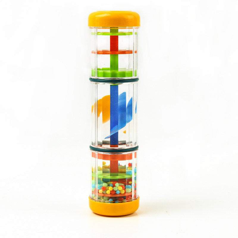 雨声奥尔夫打击乐器塑料模拟器儿童木质沙筒1节2节打击乐器