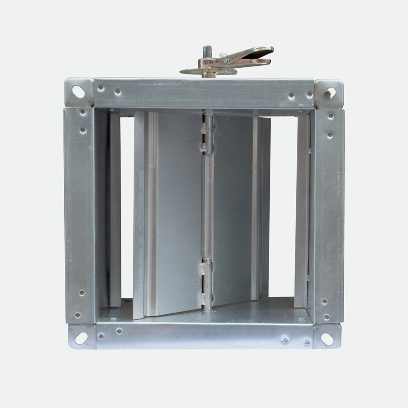 方形桐宇手动风量调节阀镀锌锌板碳钢铁板通风室内新风系统