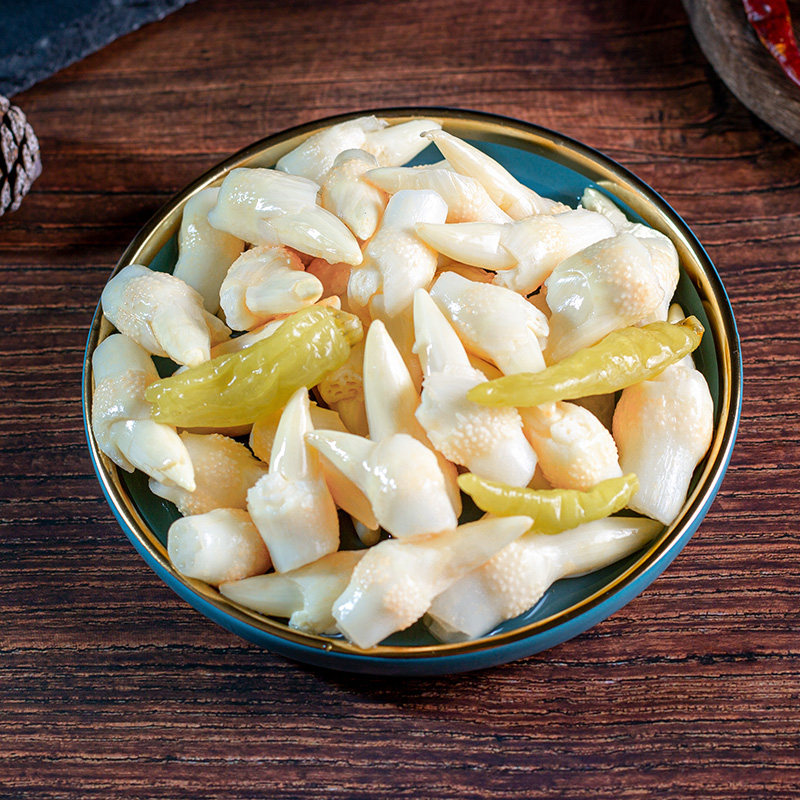 湖北特产泡藕簪头400g藕芽非泡藕带酸辣辣味腌制