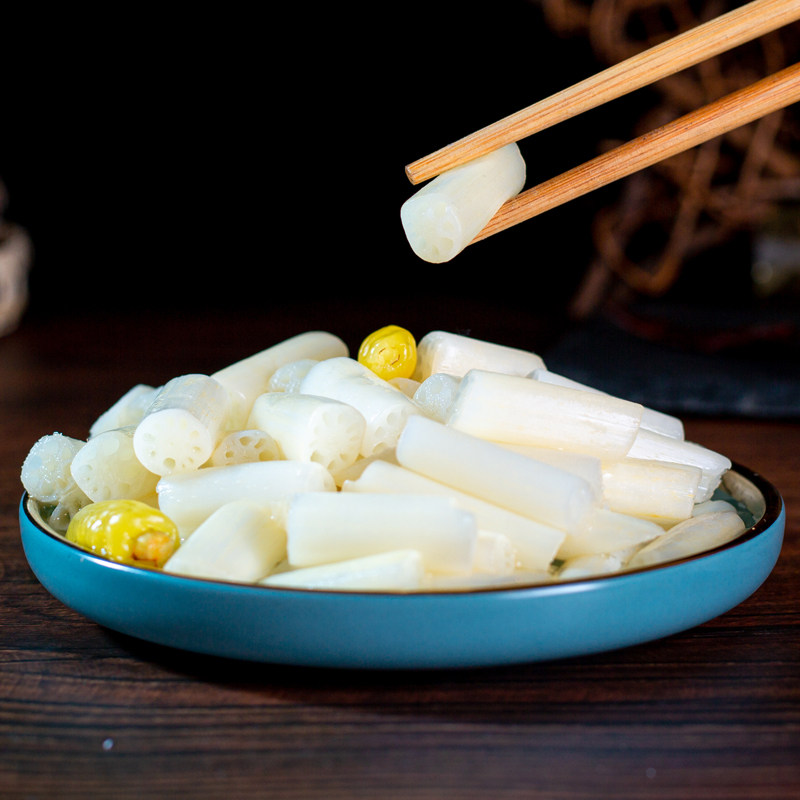 藕节湖北特产泡椒藕带商用整箱20袋新鲜酸辣腌制