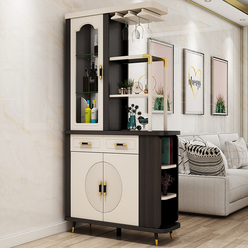 入门玄关装饰客厅隔断酒柜双面鞋柜屏风柜轻奢储物柜后现代间厅柜