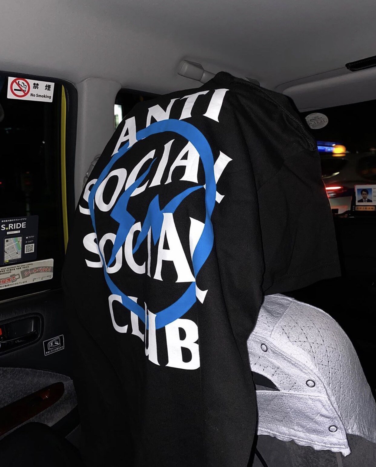 antisocialsocialclubasscfragment藤原浩闪电联名帽衫卫衣