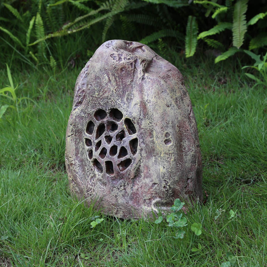 小草溶石防水草坪音响音箱户外喇叭公园花园工程解决方案