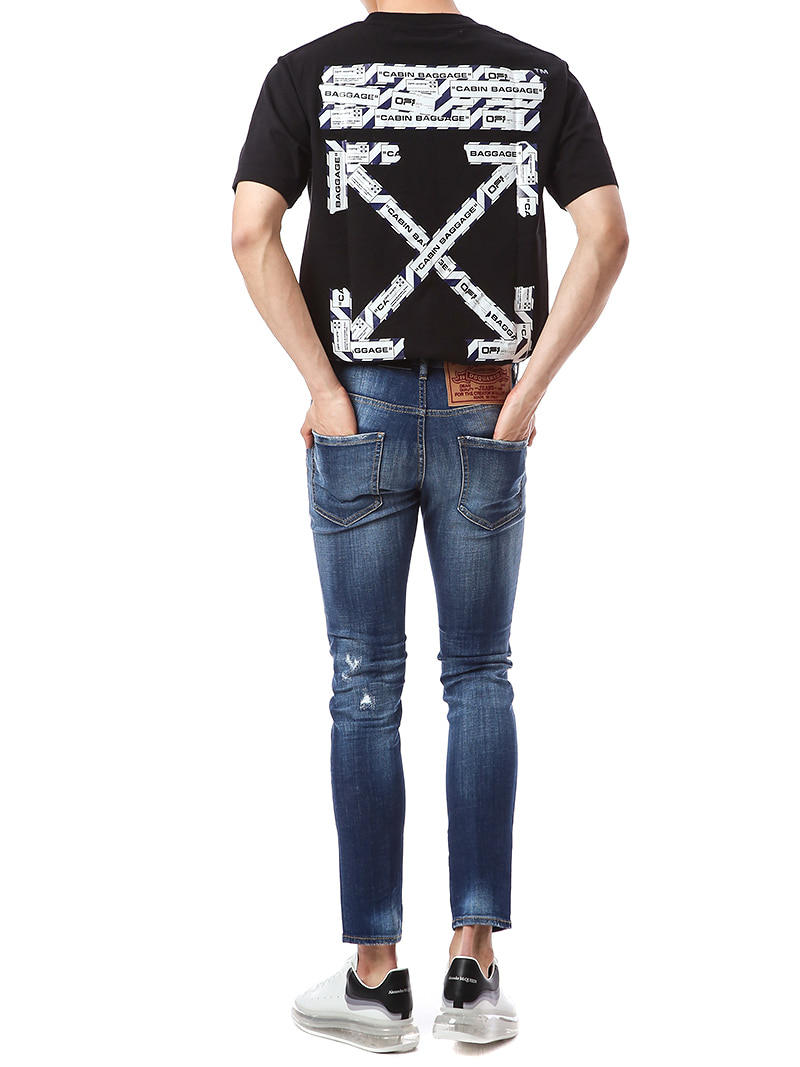 dsquared2d2二次方代购男士休闲裤牛仔裤71lb0728skater牛仔裤