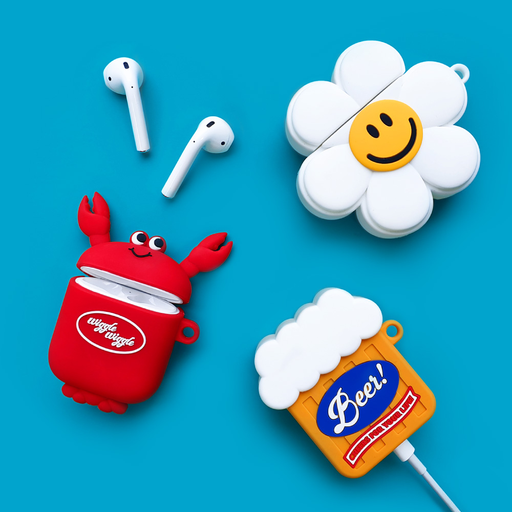 韩国wiggle创意3d立体可爱龙虾airpodspro耳机保护套