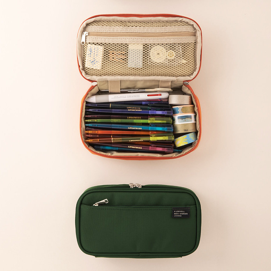 韩国livework大容量防水学生笔袋文具包化妆化妆收纳包化妆包