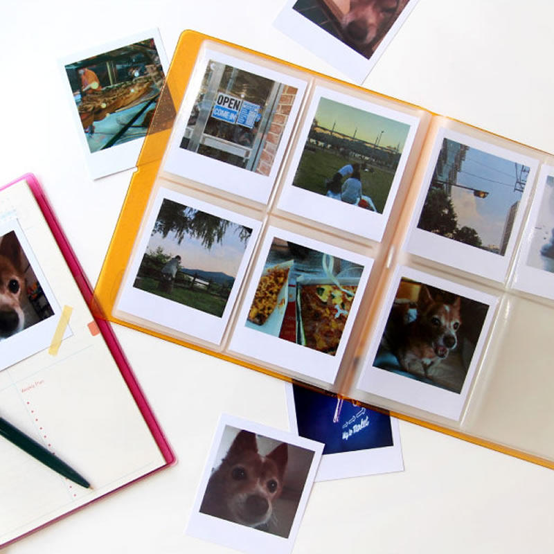 韩国jamstudio炫彩透明pvc绑带游戏卡收集拍立得相片资料册