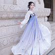 Back To The Crane Night Of Han And Tang Dynasties, Original Authentic Hanfu, Breast Length Ru Skirt, 5-meter Large Swing, Heavy Industry Embroidery, Gradual Change Of Women's Dress, Spring And Autumn Back To The Crane Night Of Han And Tang Dynasties, Original Authentic Hanfu, Breast Length Ru Skirt, 5-meter Large Swing, Heavy Industry Embroidery, Gradual Change Of Women's Dress, Spring And Autumn