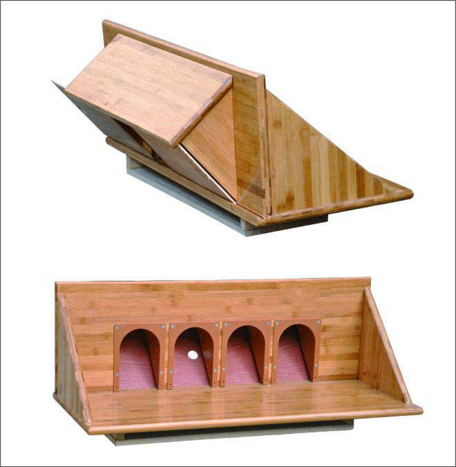 竹木赛鸽入口跳口木质进门可放电子踏板跳笼笼子