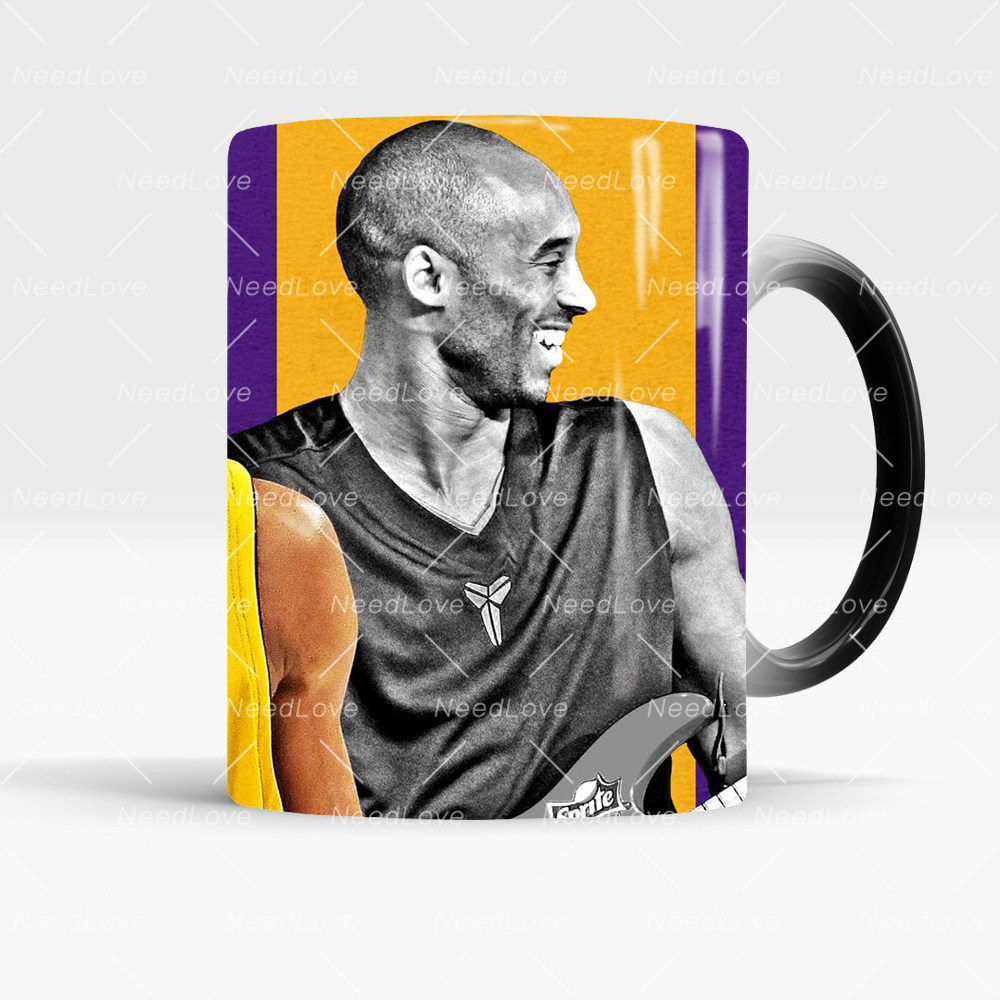 kobe篮球科比黑曼巴纪念品变色水杯杯子周边男生马克杯