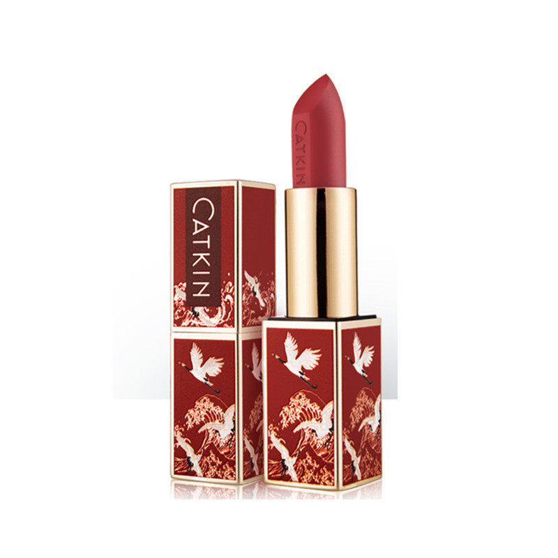 catkin卡婷长相思中国风清平乐哑光颐和园雕花口红百鸟朝凤礼盒装