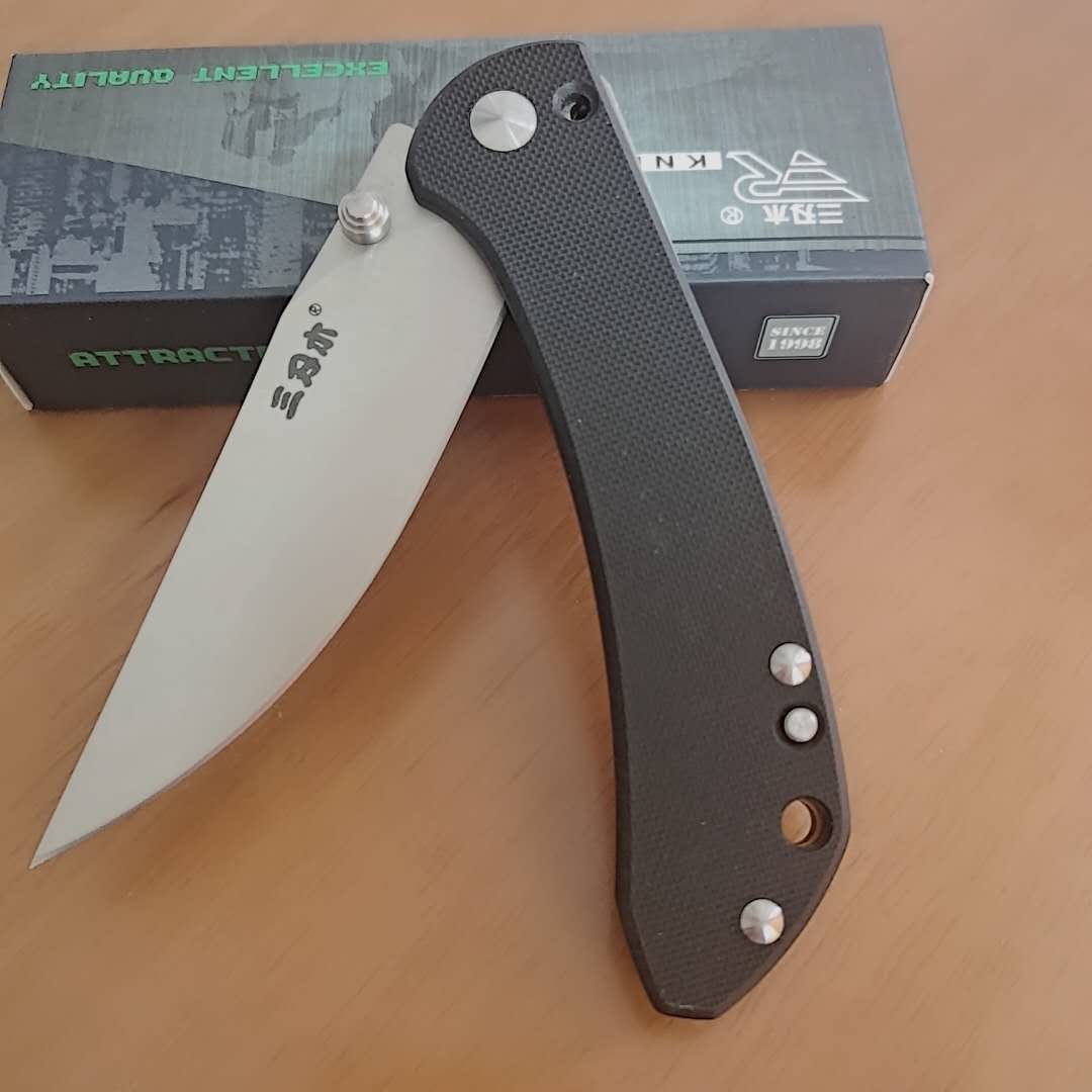 新款三刃木9165户外随身身高硬度折叠野外迷你其他户外刀具