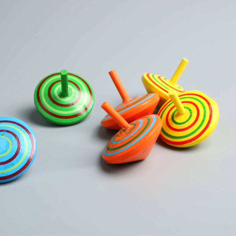 男生女孩手转解压创意木质旋转陀螺玩具儿童陀螺