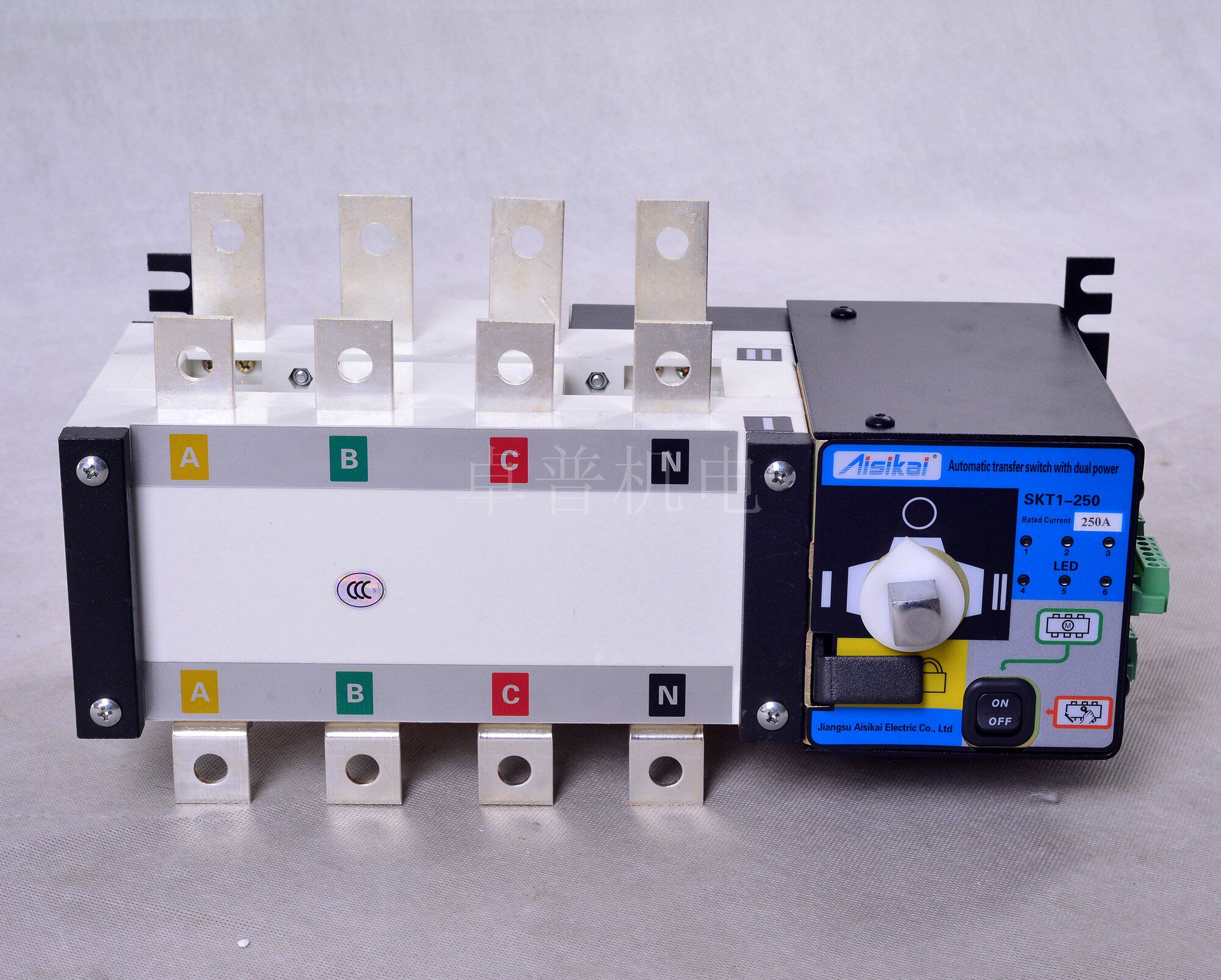 开关aisikai爱斯ats双电电源自动转换250a切换电源转换器