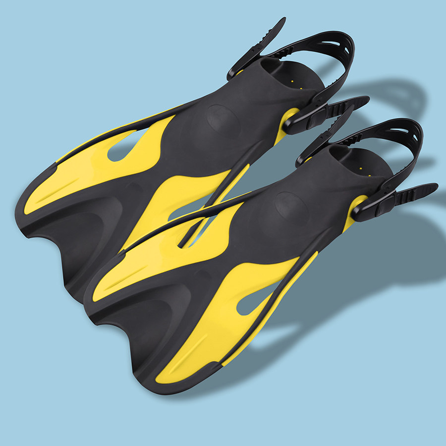 成人儿童游泳训练脚蹼专业自由泳潜水蛙鞋2445码脚蹼