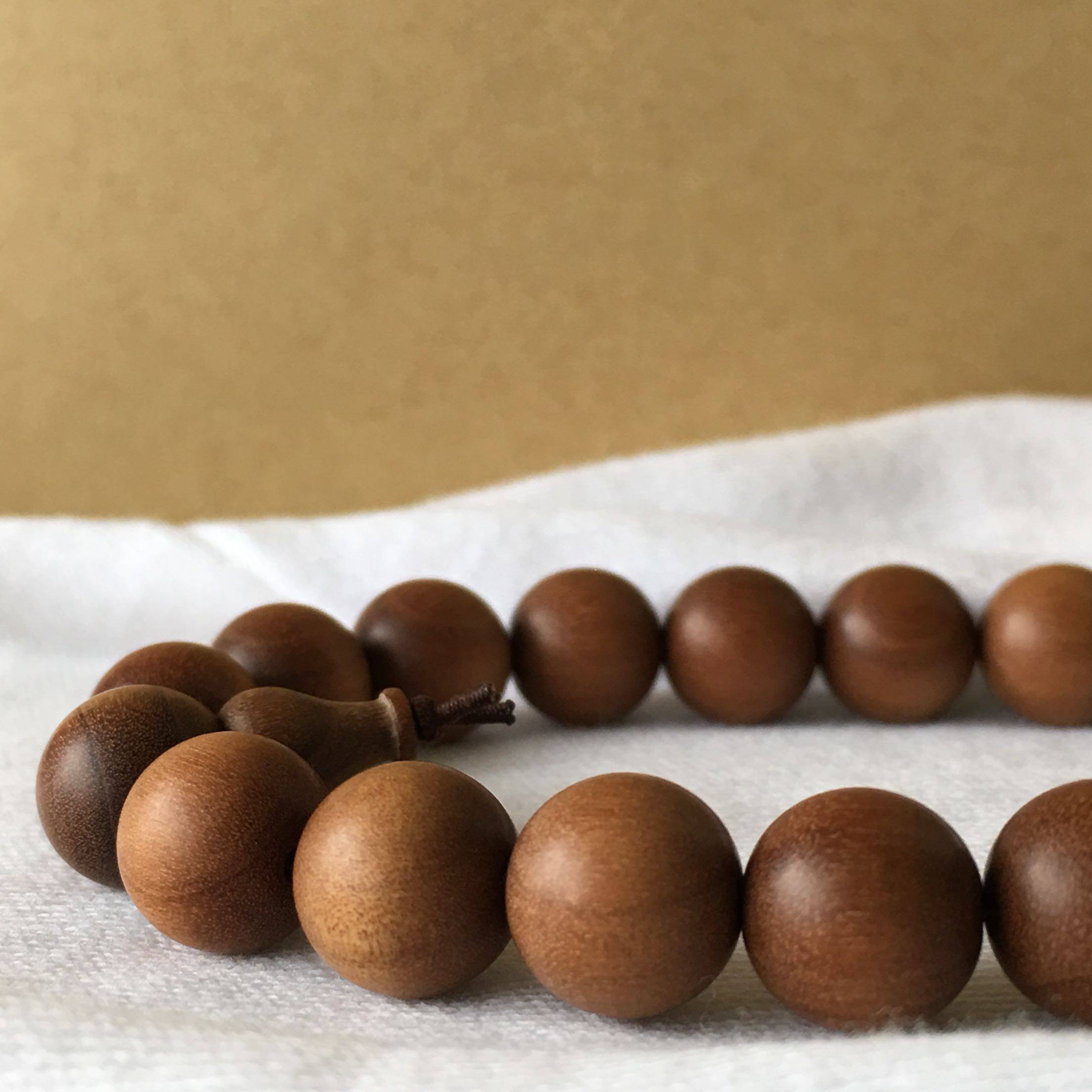 70年代正官庄印度老山檀香香木10mm手串念珠super佛珠