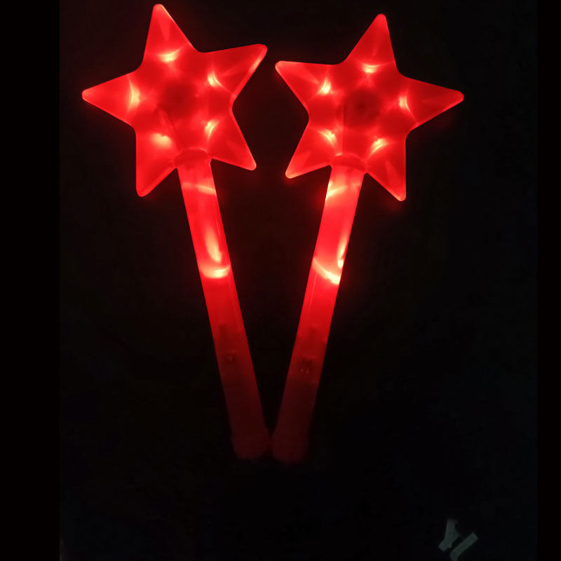 红色荧光棒应援棒星星爱心头箍演唱会道具儿童荧光棒