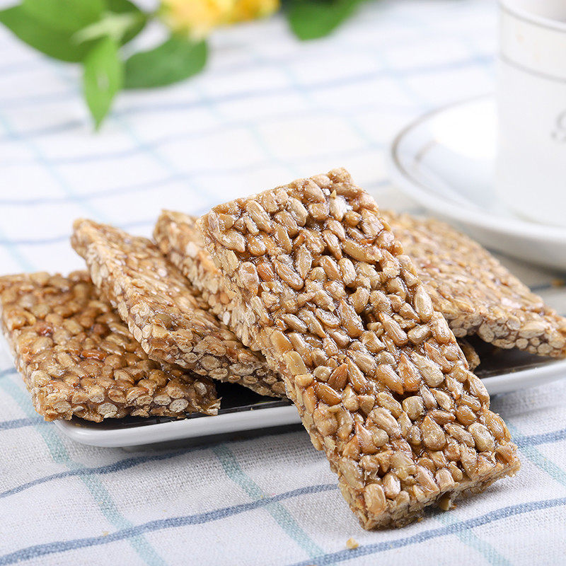 瓜子酥片仁糖葵花籽饼干5斤整箱散装休闲零食瓜子