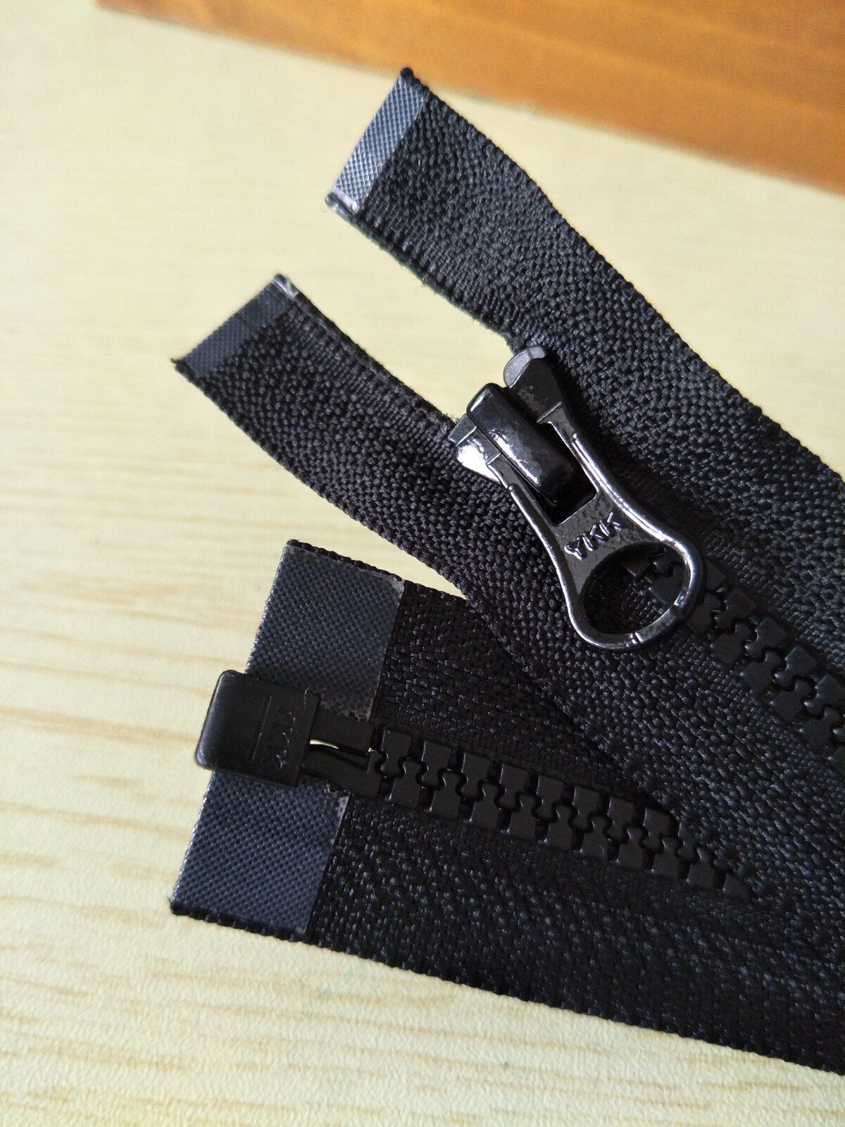 ykk黑色5号树脂外套拉链上衣棉服羽绒服开尾拉链