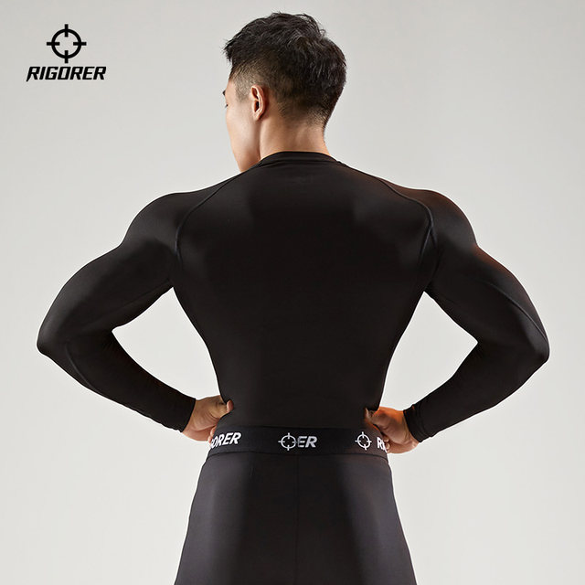 Standard fitness clothes men's basketball tight training clothes sports tops high-elastic equipment quick-drying compression long-sleeved T-shirt Standard fitness clothes men's basketball tight training clothes sports tops high-elastic equipment quick-drying compression long-sleeved T-shirt