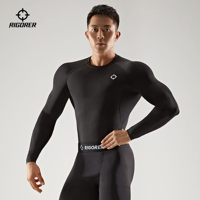 Standard fitness clothes men's basketball tight training clothes sports tops high-elastic equipment quick-drying compression long-sleeved T-shirt Standard fitness clothes men's basketball tight training clothes sports tops high-elastic equipment quick-drying compression long-sleeved T-shirt
