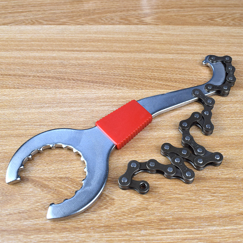 飞轮拆卸安装工具自行车安装工扳手卡式旋式套筒更多修车工具