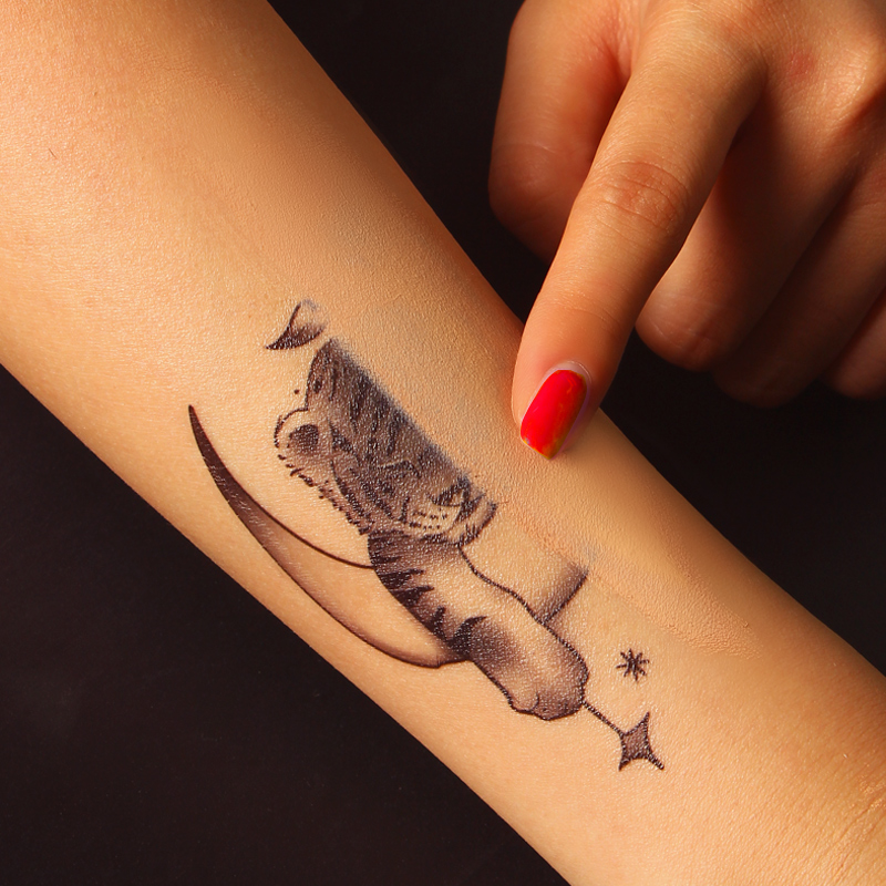 纹身假皮遮挡遮瑕真皮仿真肤色防水遮盖肉色遮瑕