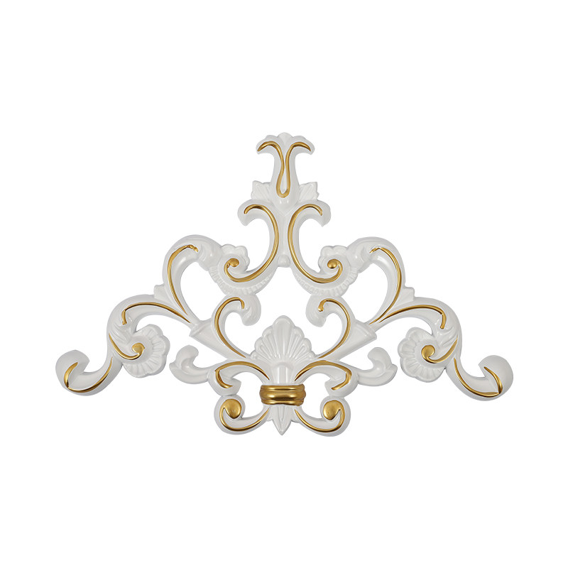 欧式吊顶顶角木雕背景墙装饰角花镂空对角贴花木雕