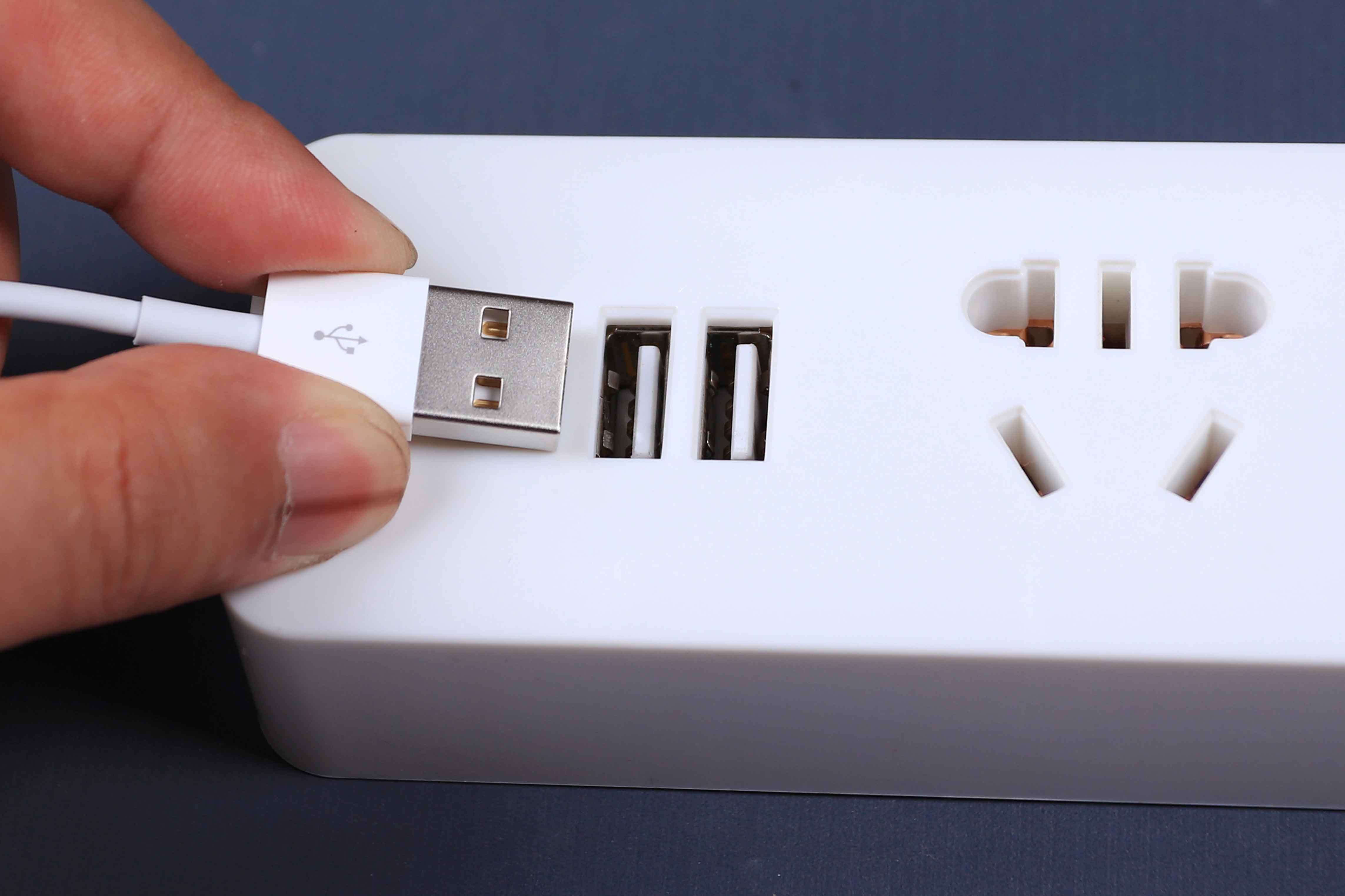 智能多口手机充电插座拖线版开关usb接线延长线接线板