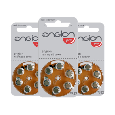 助听器电池engion引擎德国进口峰力专用锌空气e13 e312 e10正品