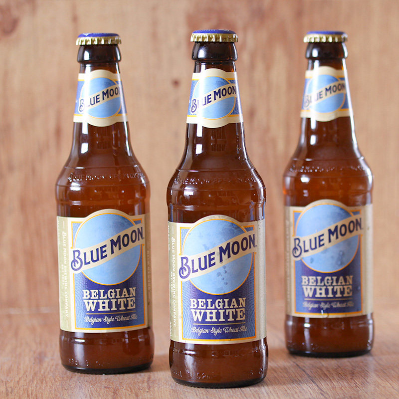 进口精酿蓝月月白啤酒比利时风味bluemoon330ml啤酒