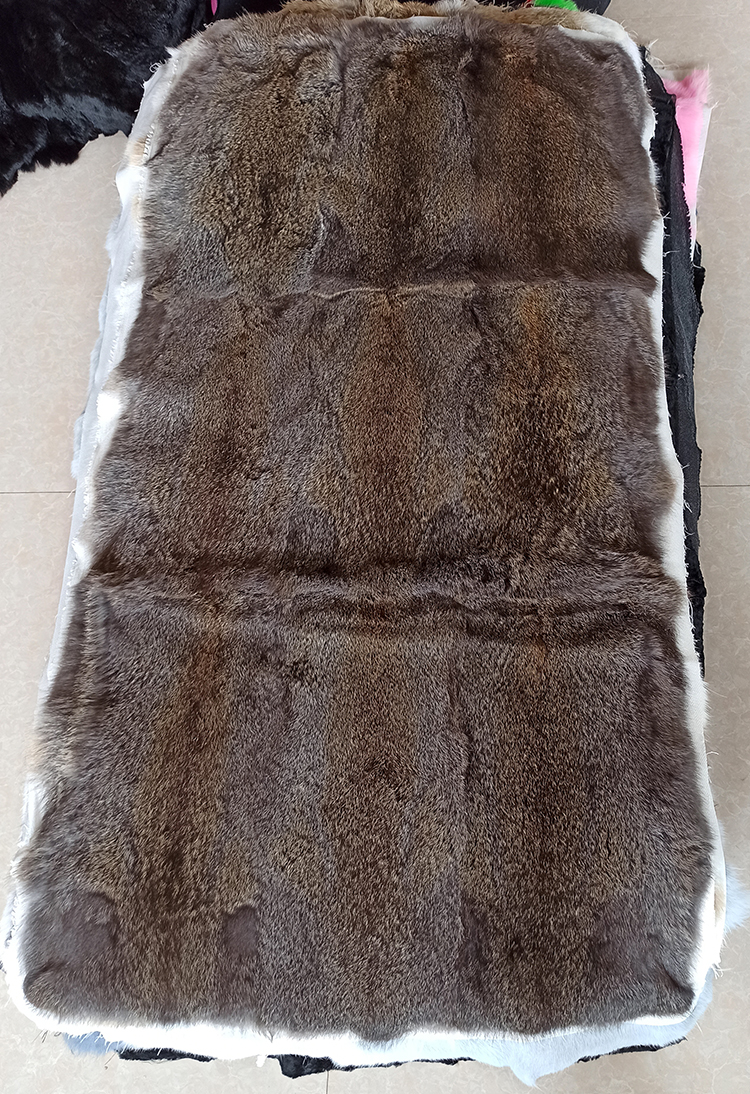 兔皮整张褥子毯子兔毛服装面料diy饰品汽车沙发包挂件