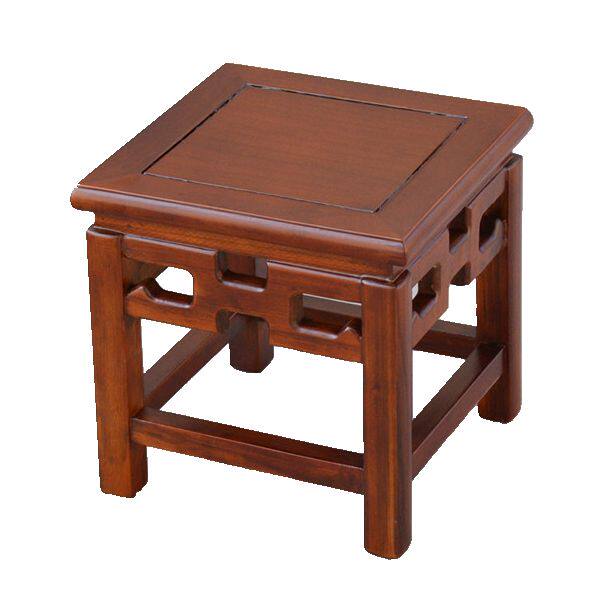 榆木实木木制小木凳子复古古老喝茶简约现代矮凳