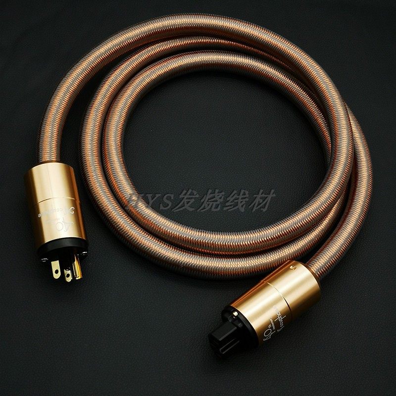 accuphase金嗓子纯铜hifi发烧级电源线音响功放cd胆机线材