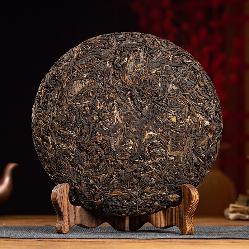 新品云南古树普洱茶珍藏普洱生茶叶曼松七子饼茶普洱
