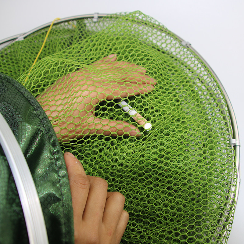 涂胶鱼护网钓鱼兜护鱼包特价渔护清仓装鱼袋折叠加厚速干鱼护网兜