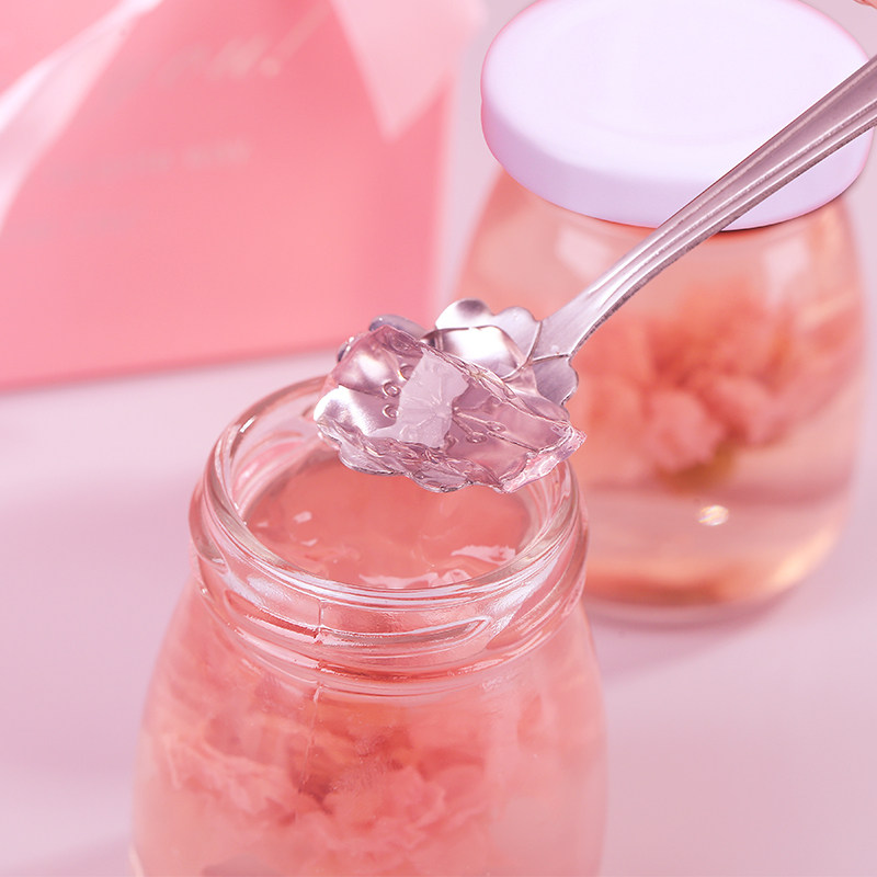 樱之味日式玫瑰果冻2瓶混搭礼盒布丁情人节闺蜜生日礼物樱花果冻