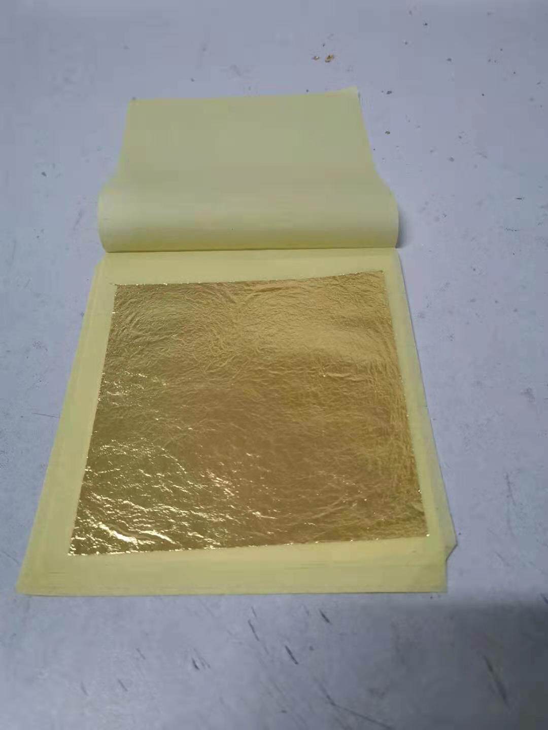 宣纸剪纸金泊南京龙潭黄金24k真金金箔纯金金箔