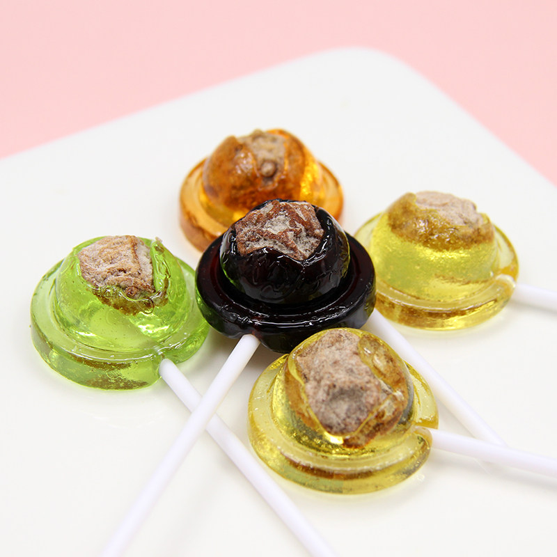 话梅恋尚宝岛梅心棒棒糖10支夹心糖童年怀旧零食糖果