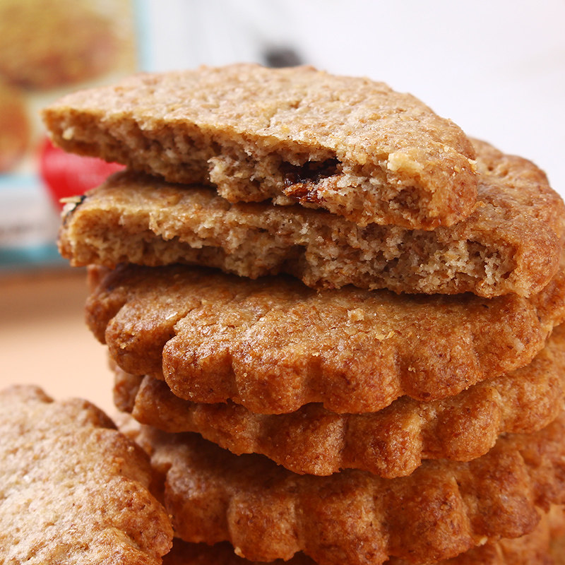 edopack纤麦饼干600g蓝莓提子早餐零食小吃酥性饼干
