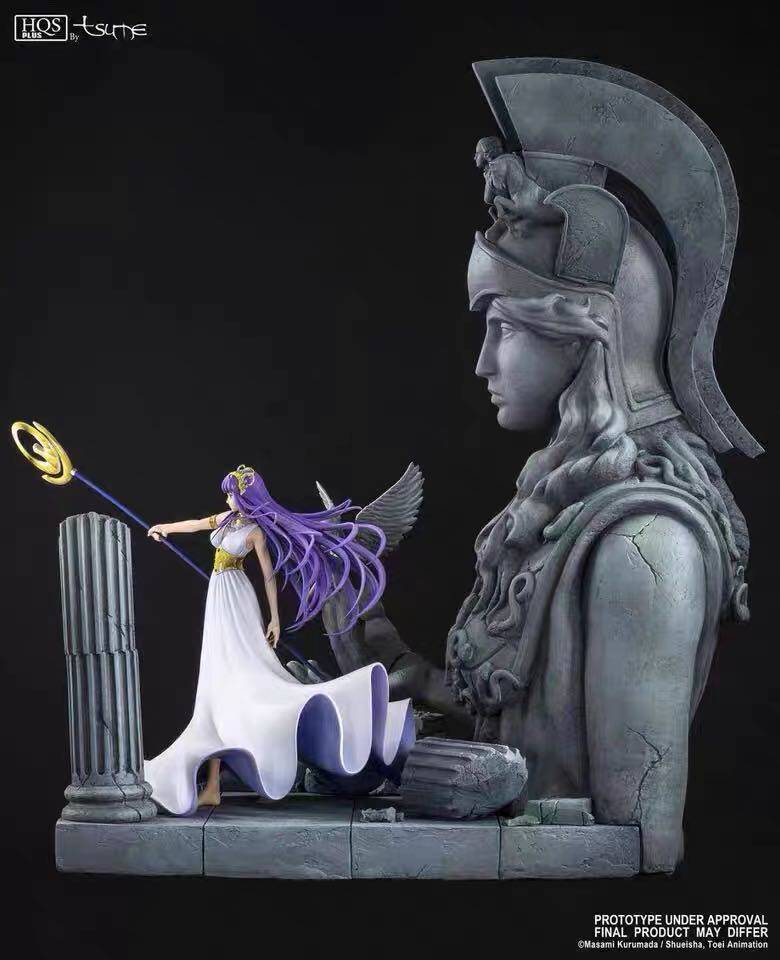 tsumehqsplus圣斗士星矢雅典娜雕像限量手办手办