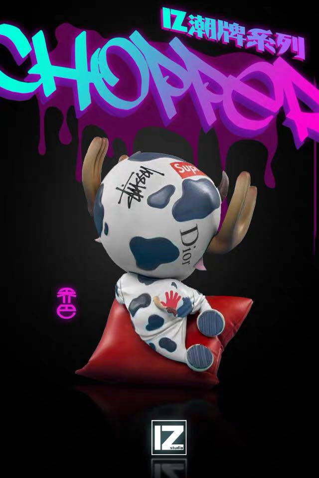 iz海贼王潮牌男团系列萨博雕像模型手办限量手办