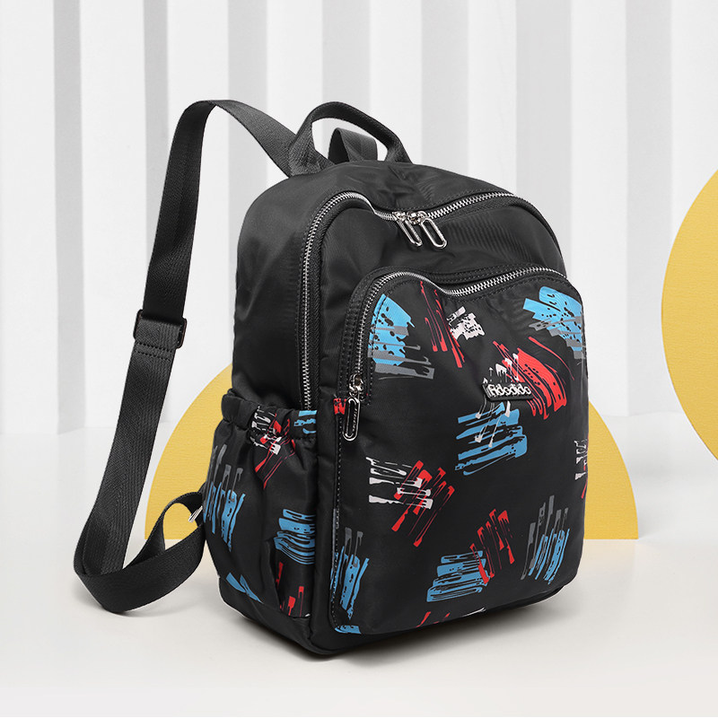 fidodido菲都狄都双肩包牛津布旅行轻便大容量背包百搭尼龙双肩背包